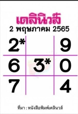 หวยเดลินิวส์2/5/65, 