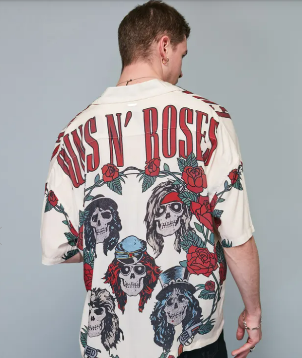 เสื้อเชิ้ต cps ผู้ชายแขนสั้น รุ่น GN'R GRAPHIC SHIRT